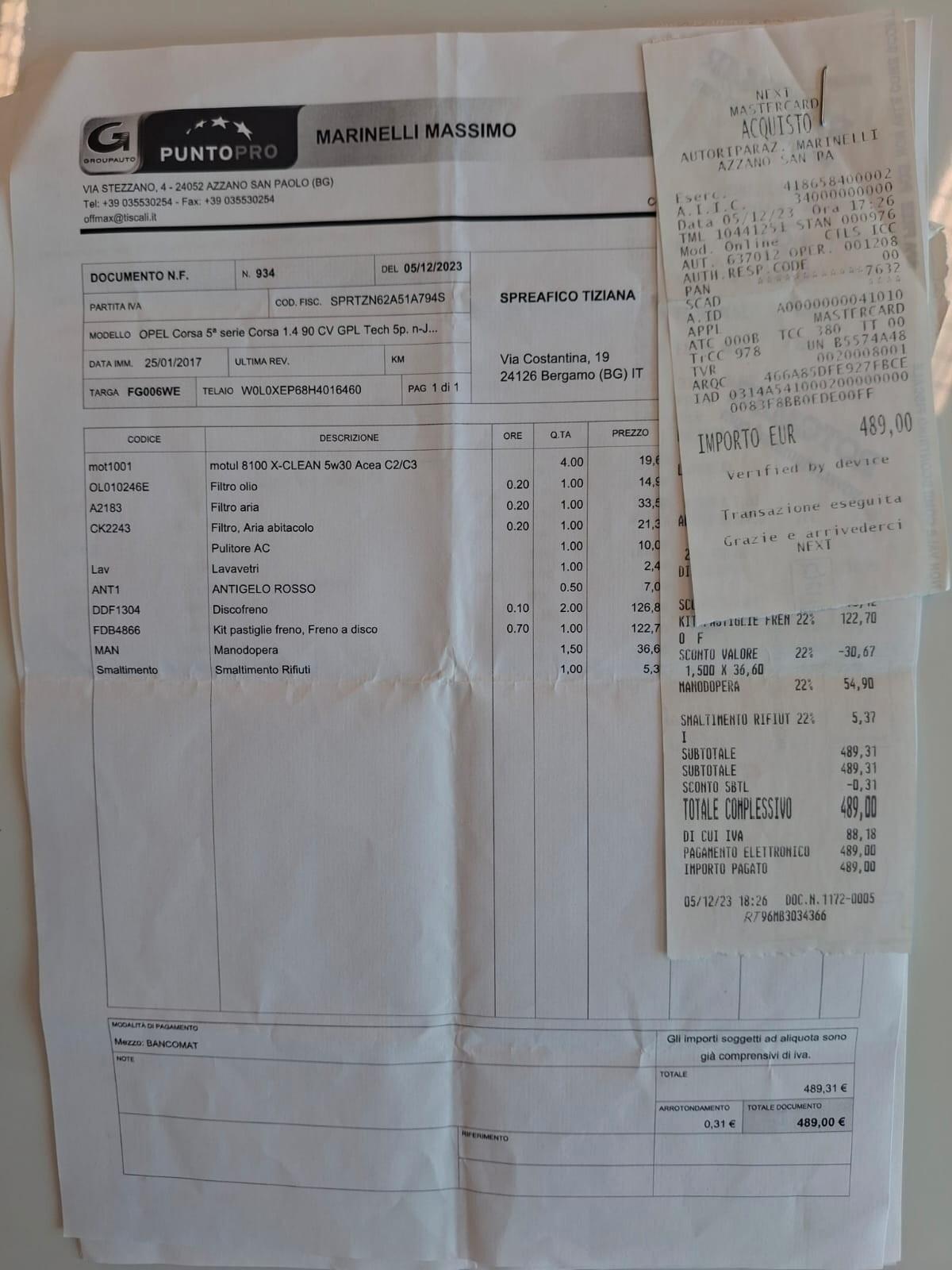Opel Corsa 5p 1.4 Advance *NEOPATENTATI*TAGLIANDI CERTIFICATI