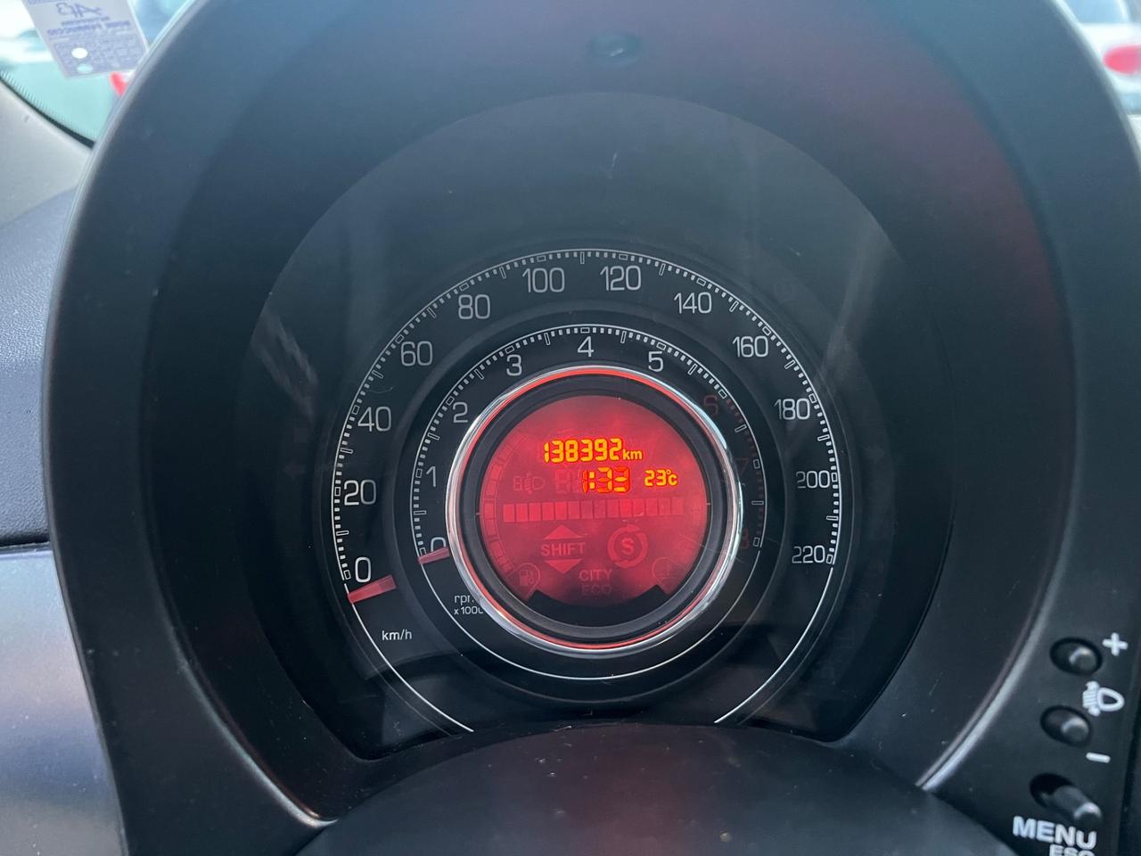 Fiat 500 0.9 TwinAir Turbo Matt Black tetto
