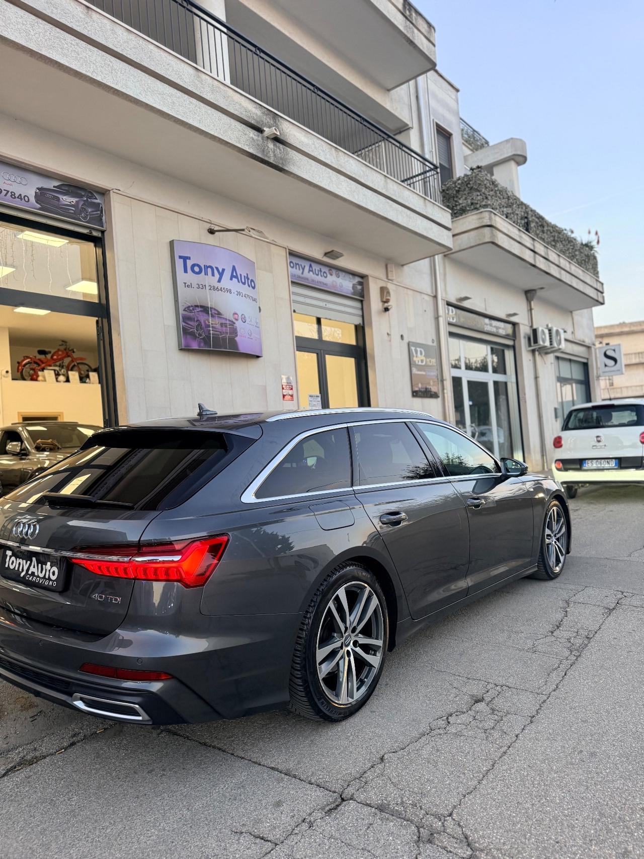 Audi A6 40 2.0 mhev (diesel/elettrica)TDI S tronic Sport, cambio s-tronic, modello S-LINE,KM CERTIFICATI