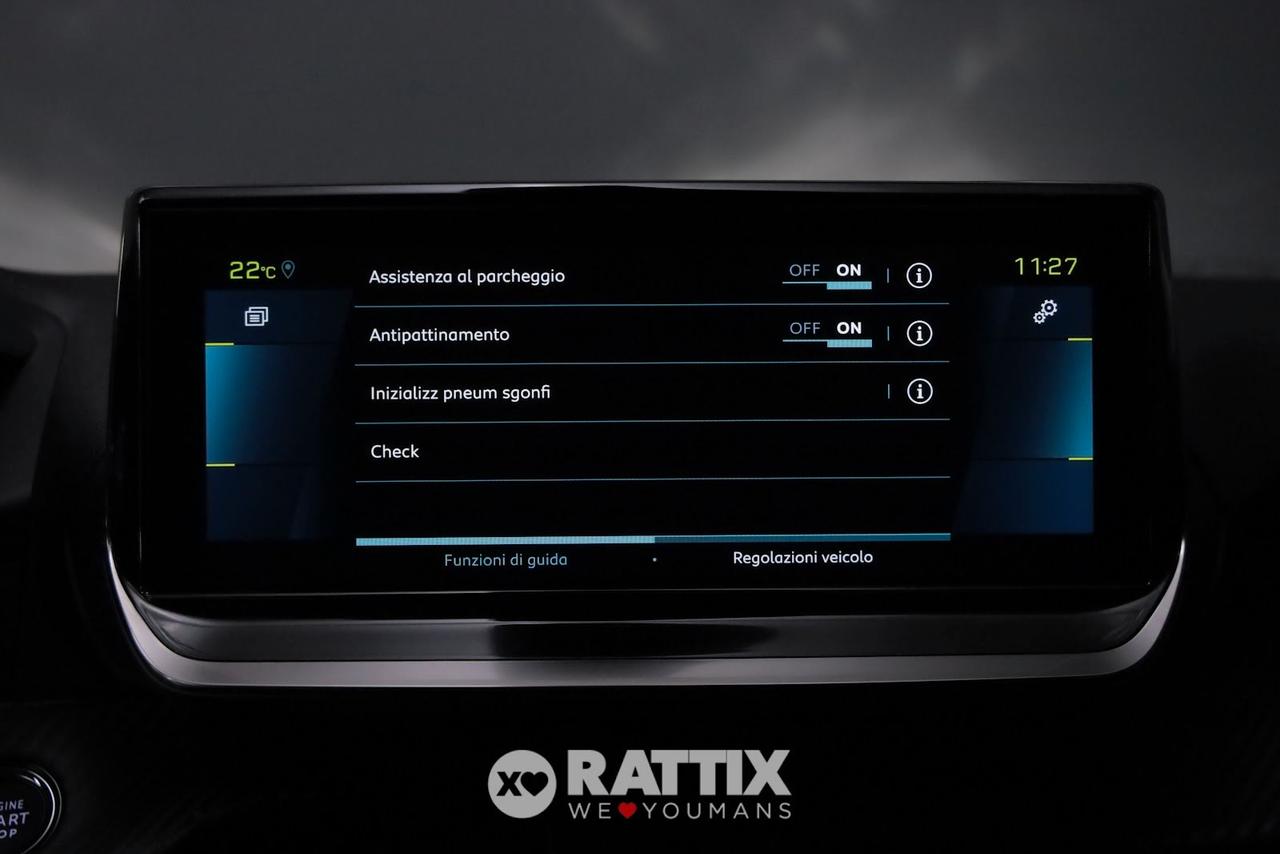 Peugeot e-208 motore elettrico 100kW Allure Pack