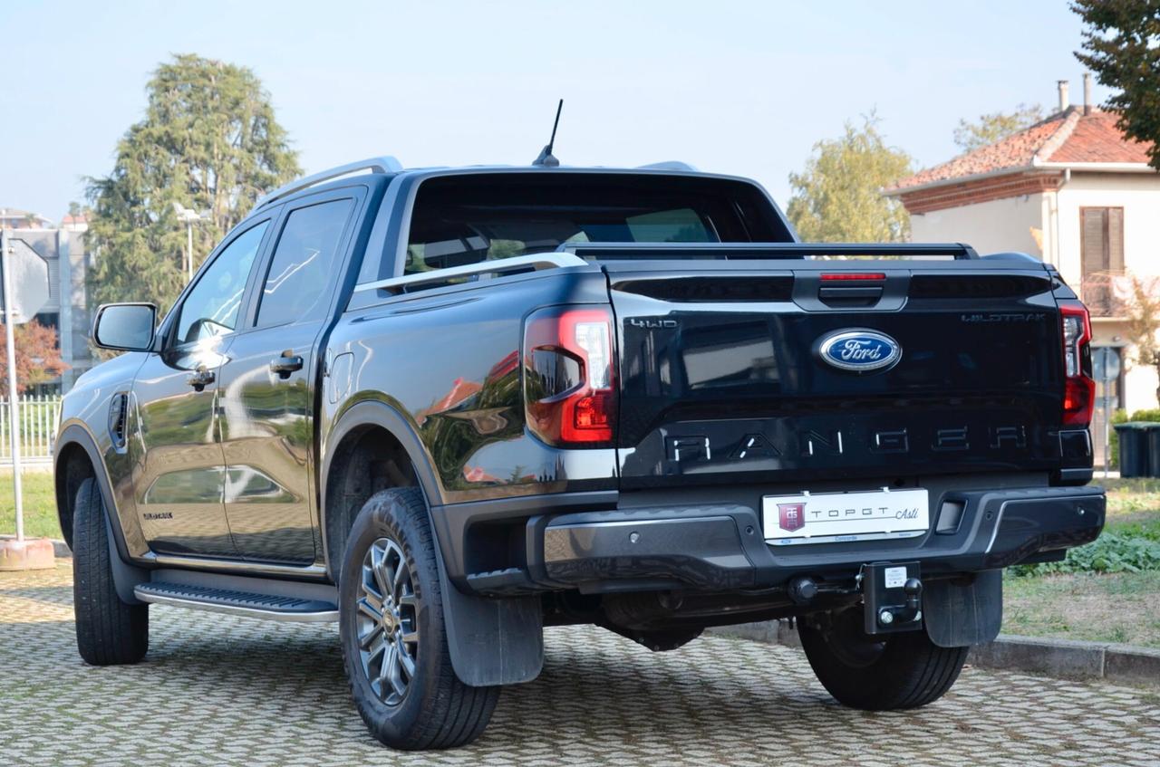 FORD RANGER 2.0 ECOBLUE DOPPIA CABINA WILDTRAK AWD 205cv AUTO, PREZZO IVA ESCLUSA, UNICOPROPRIETARIO, GARANZIA FORD 1/27, PARI AL NUOVO, UFF ITALIANA, PERMUTE