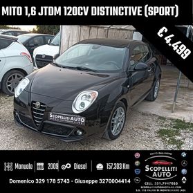 MiTo 1.6 JTDm 120cv Sport sensori D.N.A