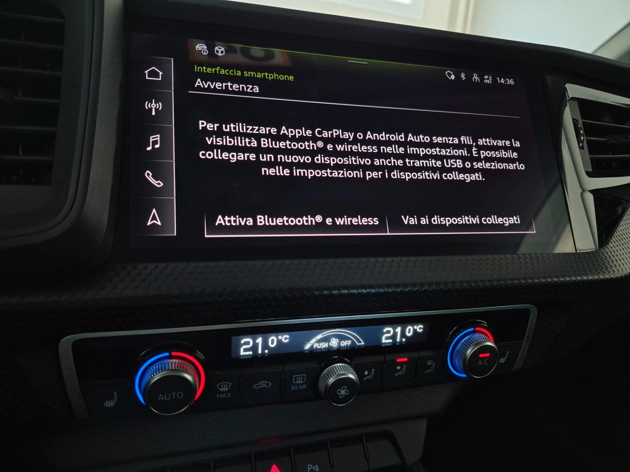 Audi A1 SPORTBACK 30 1.0 TFSI ADVANCED S-TRONIC AUTO UFFICIALE AUDI 1 PROPRIETARIO