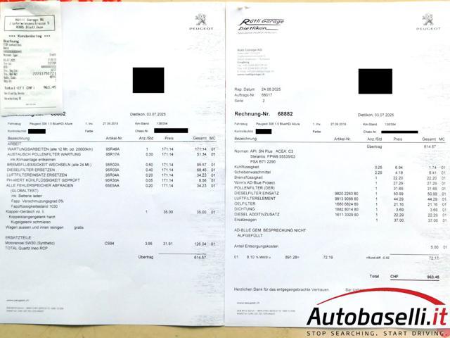 PEUGEOT 308 1.5 BLUEHDI 130CV GT LINE, NAVIGATORE, RETROCAMERA