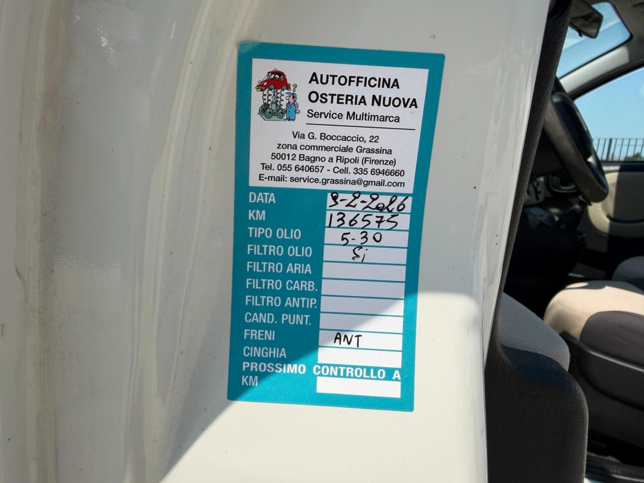 FIAT PANDA ANNO 2013 1.2 BENZINA 69 CV