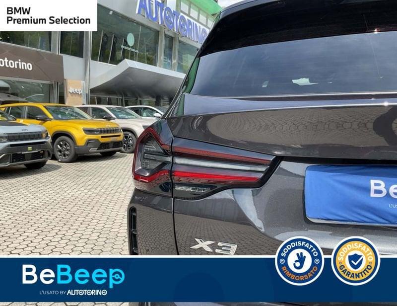 BMW X3 XDRIVE30E MSPORT AUTO