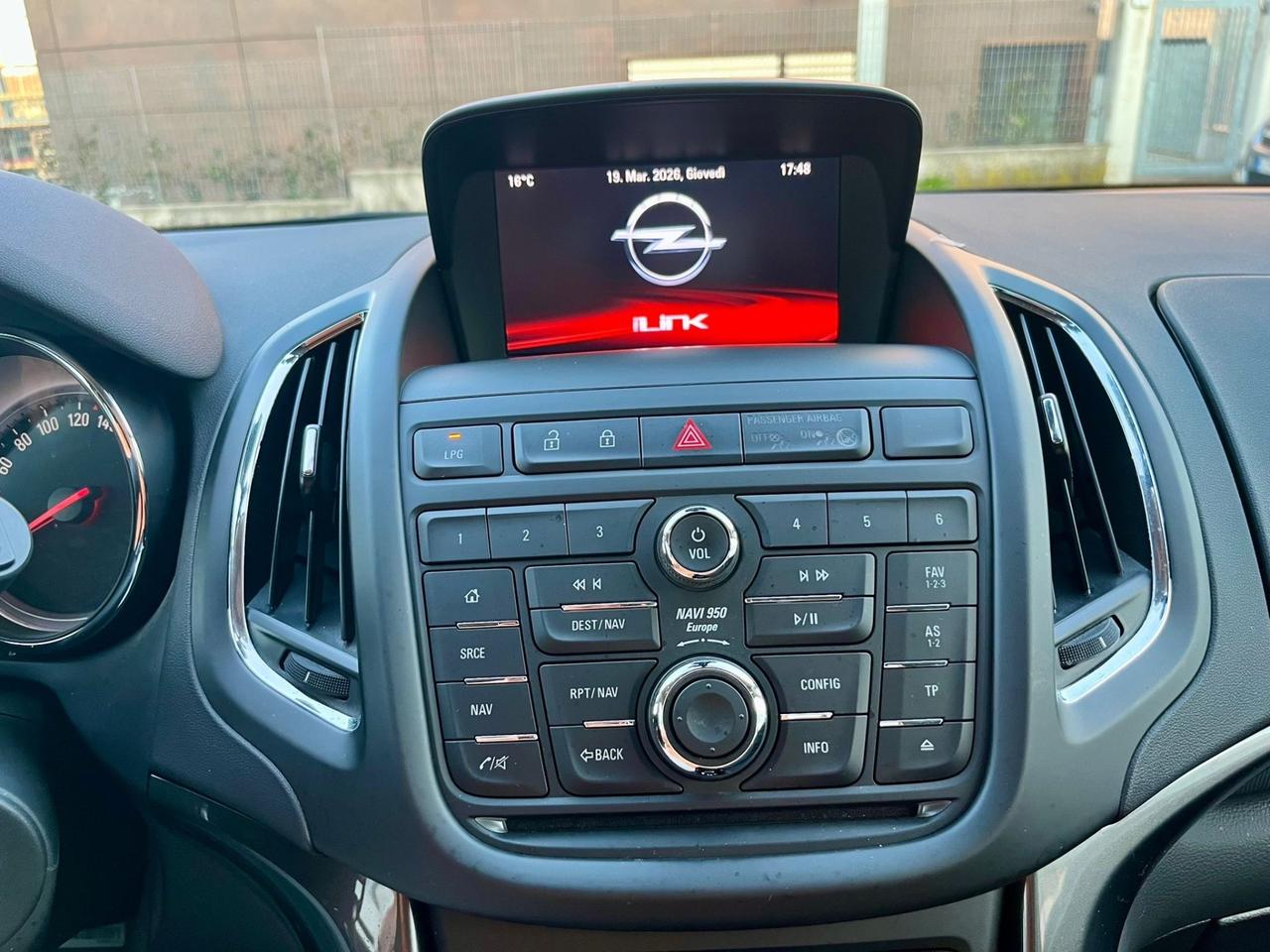 Opel Zafira 1.4GPL (scadenza 2036) 105.000km 2016 7posti E6