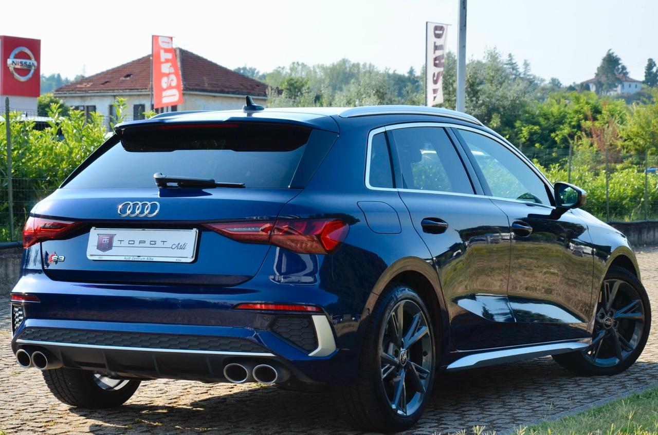 AUDI S3 SPORTBACK 2.0 TFSI QUATTRO S-TRONIC 310cv, UNICOPROPRIETARIO, SERVICE AUDI, EURO 6D, FARI LED, NAVI, PERMUTE