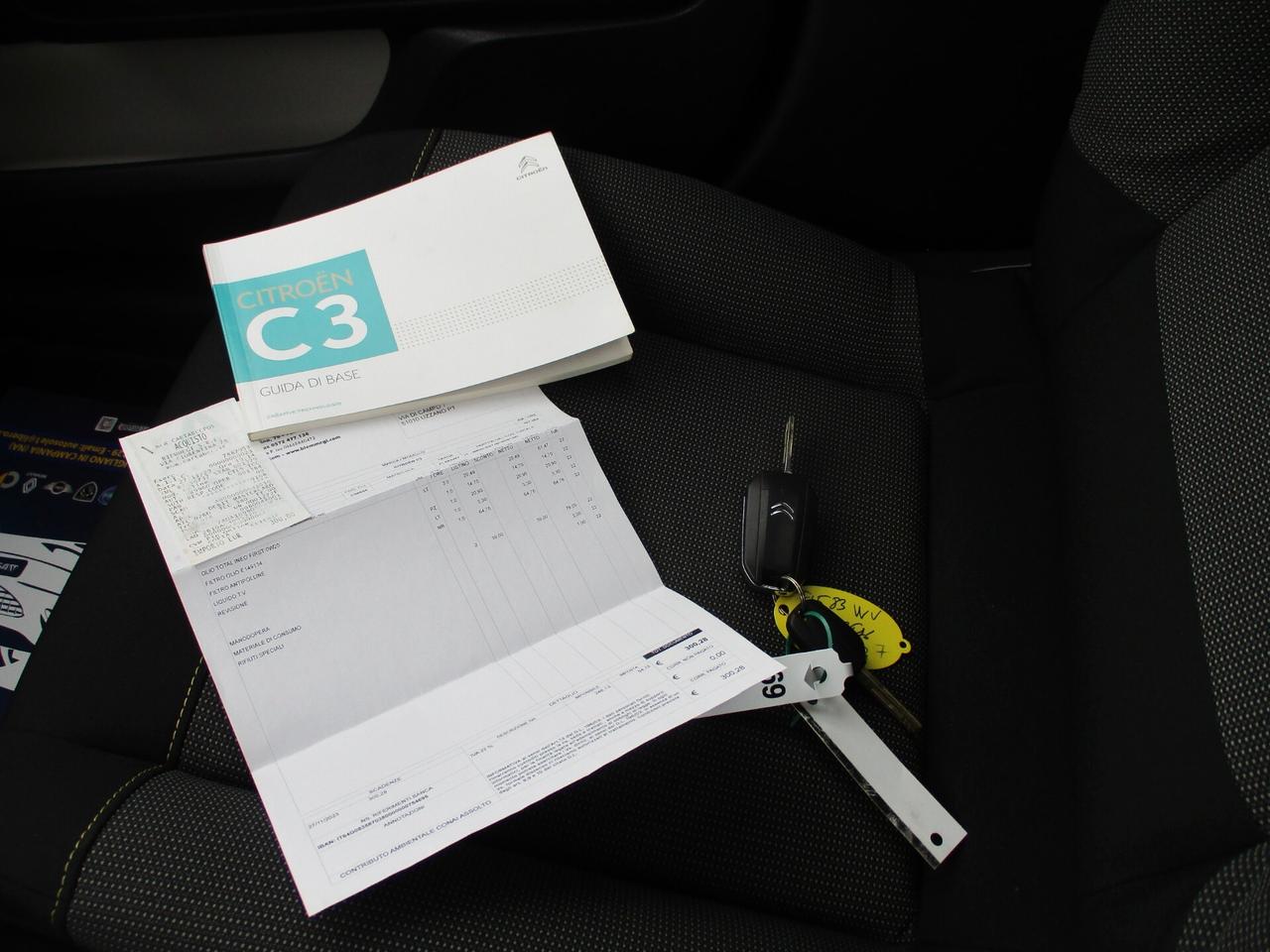 Citroen C3 1.2 PURETECH 68CV E6 LIVE KM CERTIFICATI