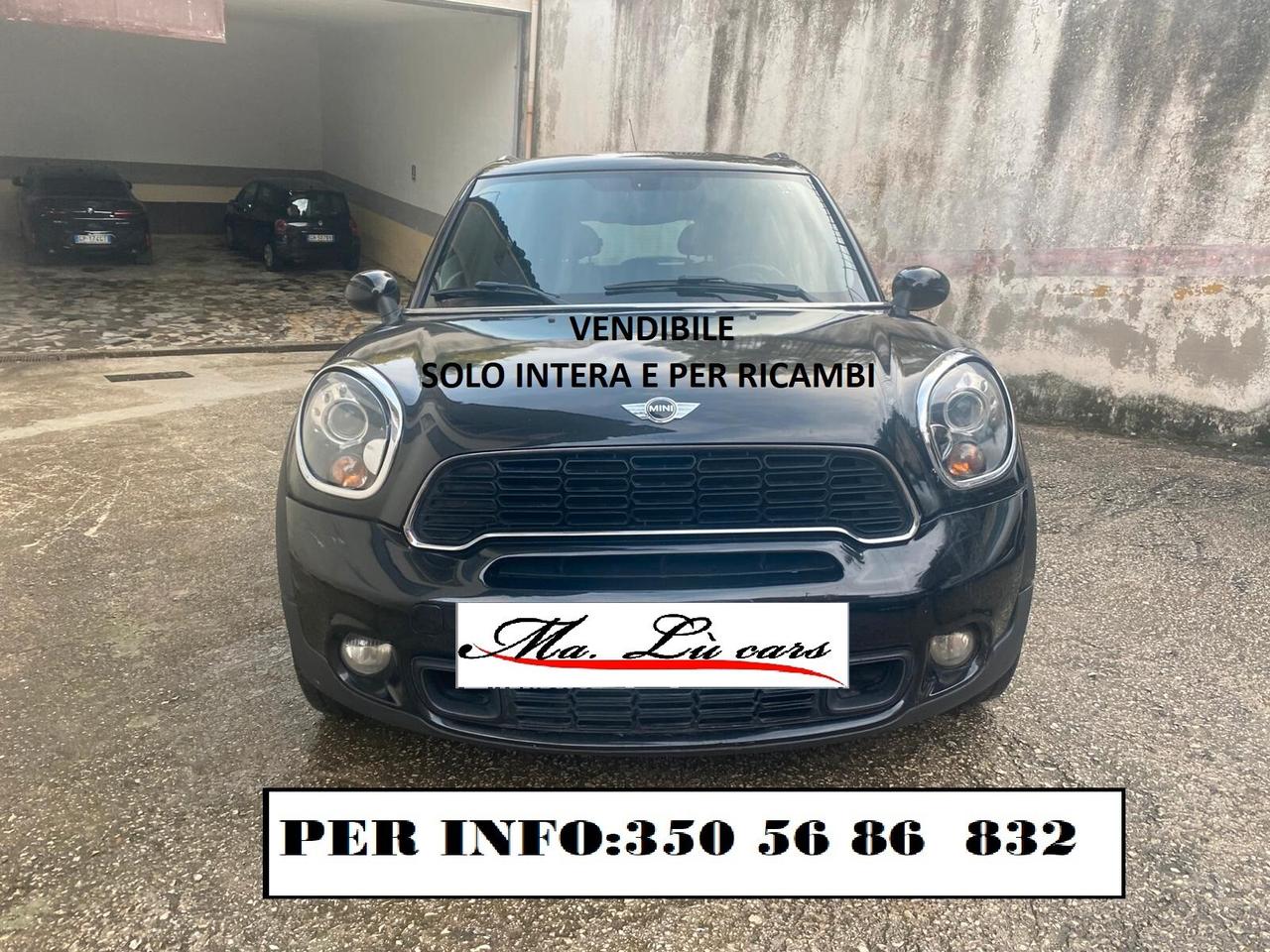 Mini Cooper SD Countryman 2.0cc diesel (PRIVATO)-2012