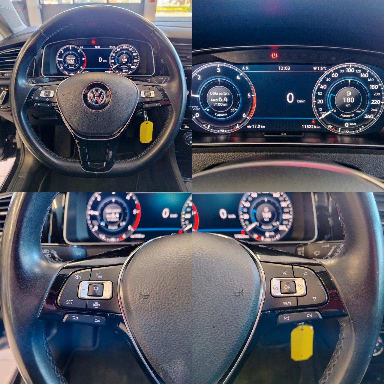 VOLKSWAGEN Golf 1.6 TDI 115cv HIGHLINE *VIRTUAL*ACC*CARPLAY