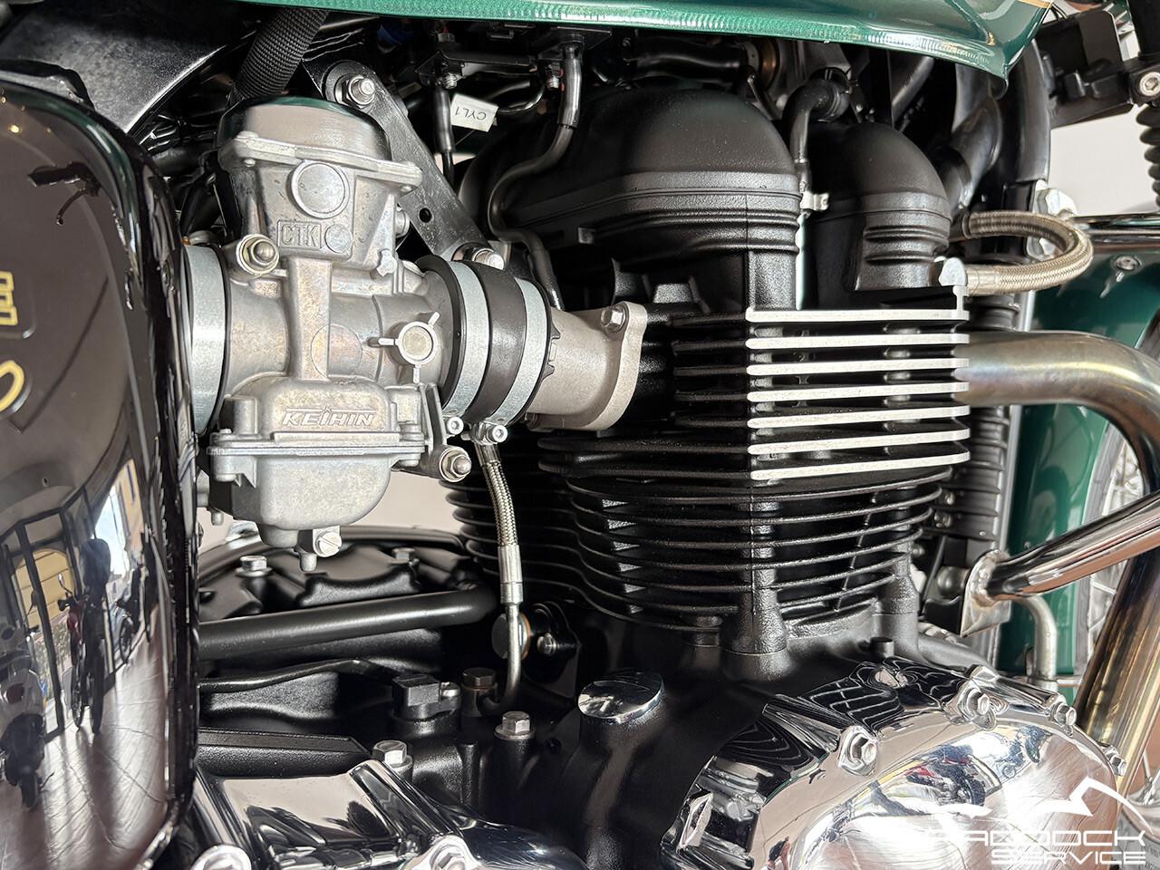 Triumph Bonneville T100 2012 23.120 km Forest green