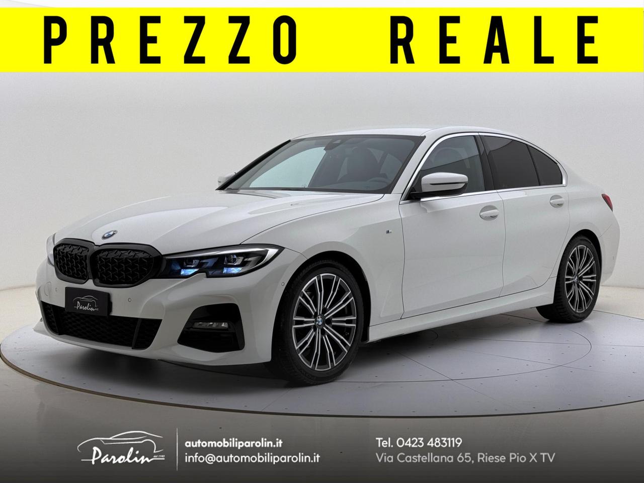 BMW Serie 3 Berlina 318d 48V Msport auto LED-CarPlay-Telecamera