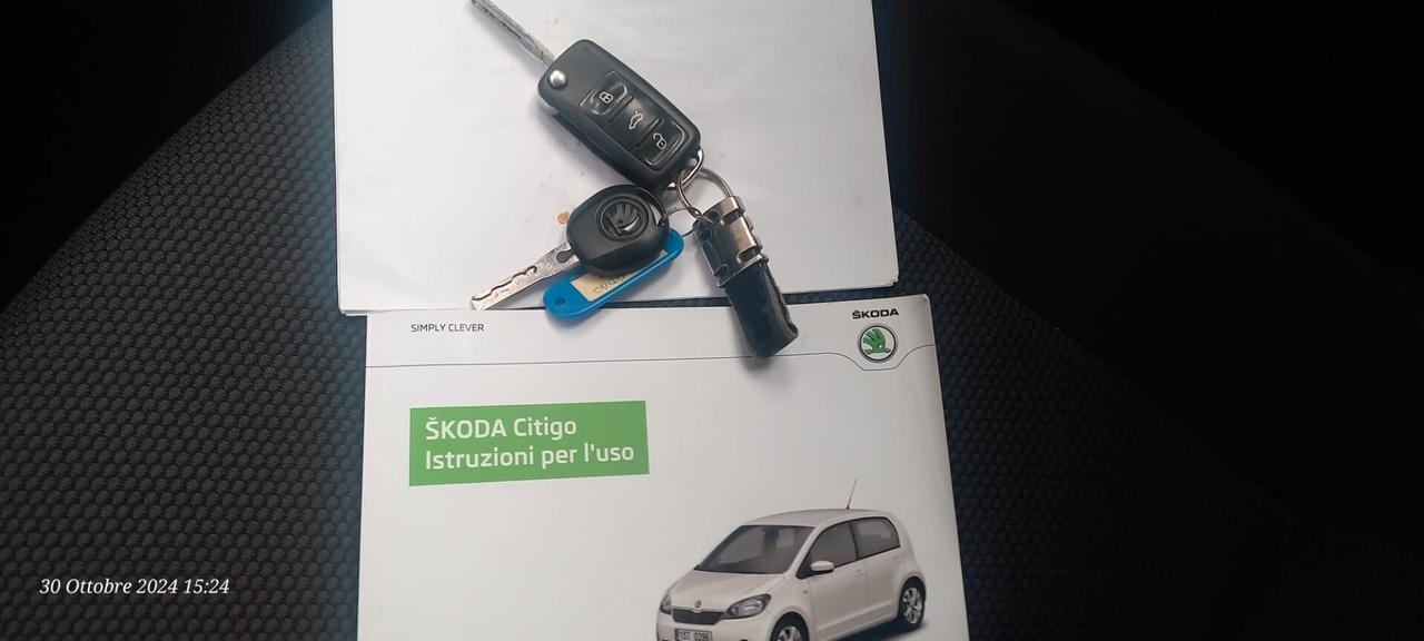 Skoda Citigo 1.0 50kW 5 porte Metano 10-2013