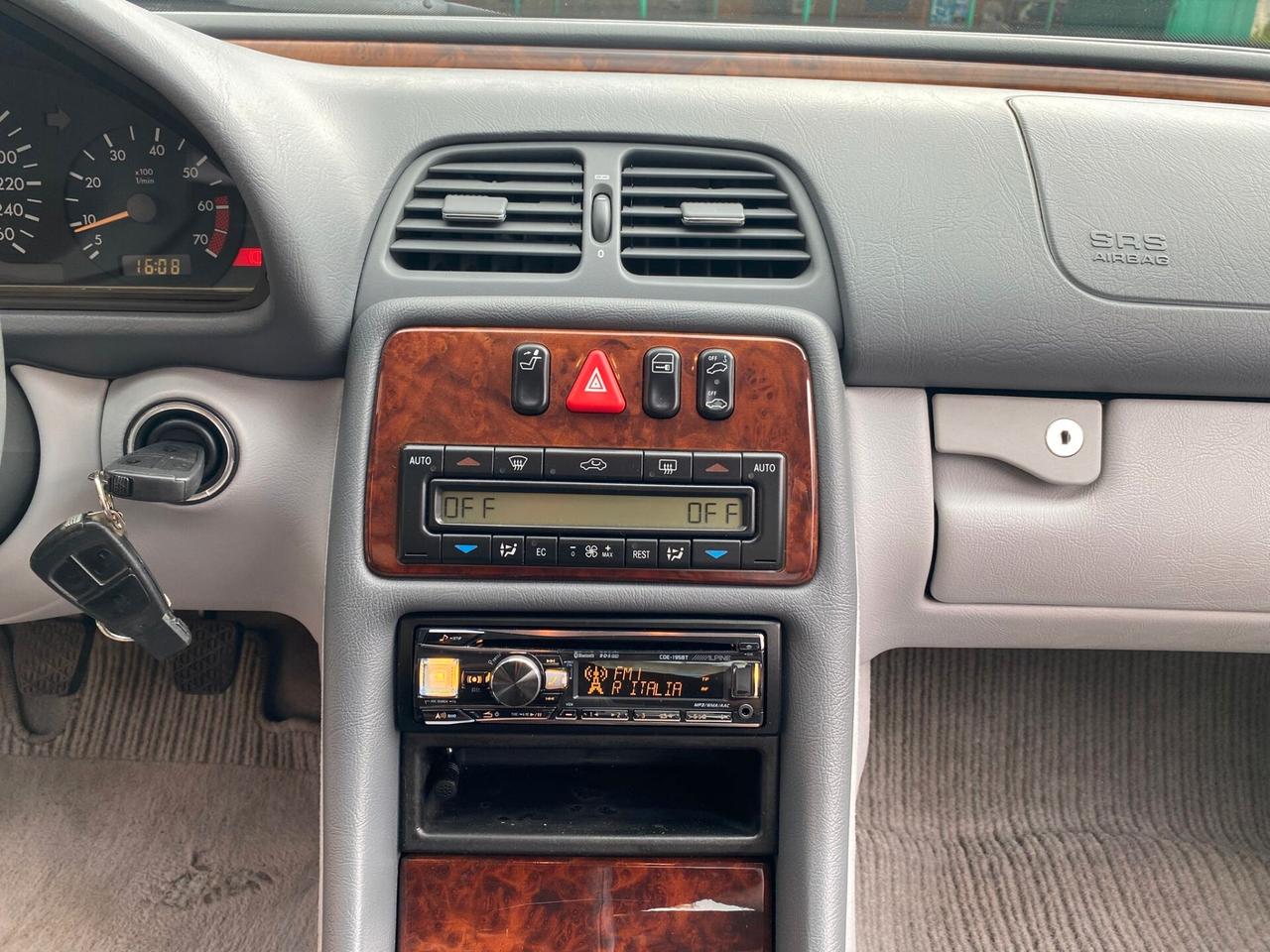 Mercedes clk kompressor 2.0 benz 192cv da vetrina 1999