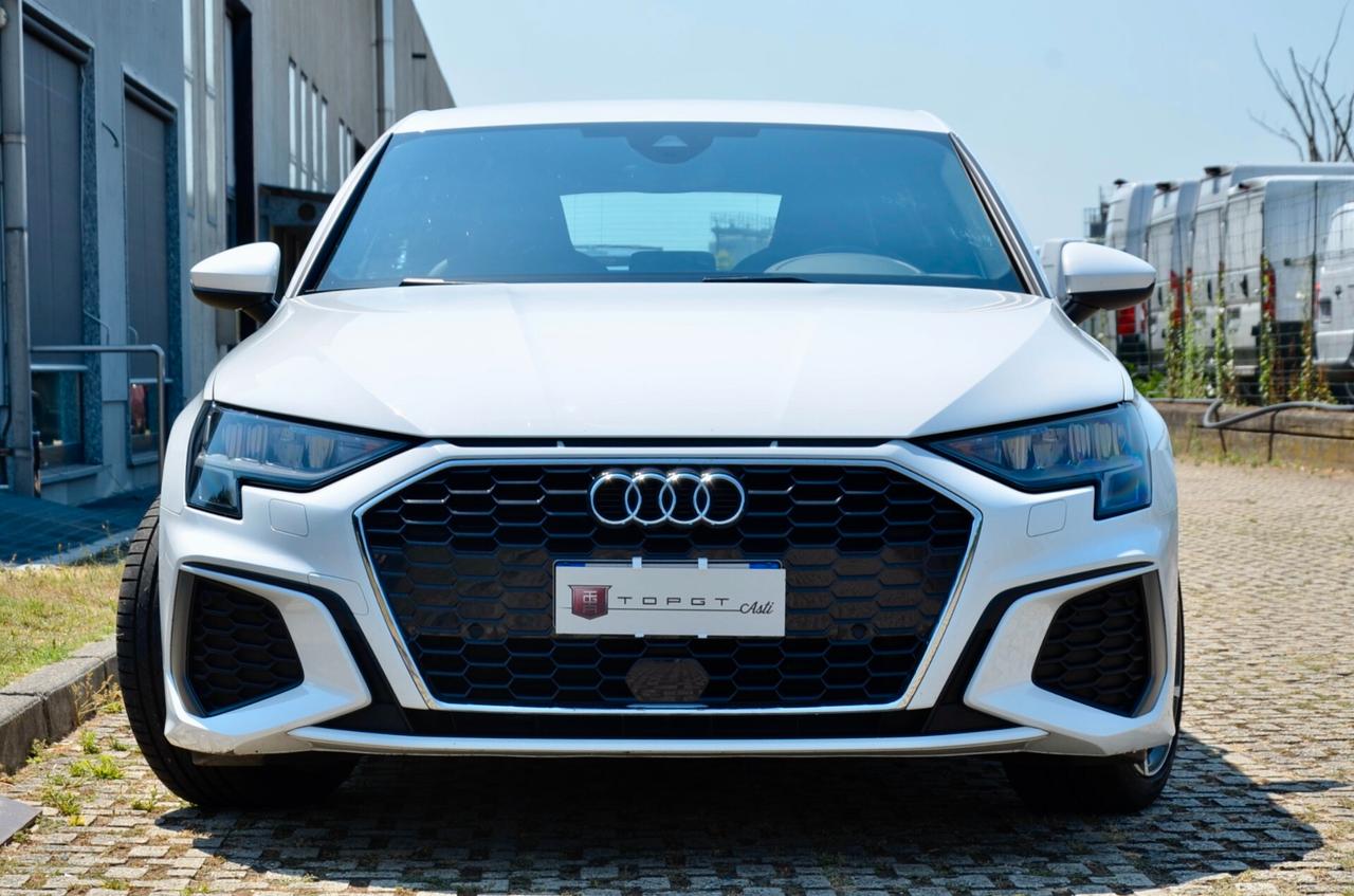 AUDI A3 SPORTBACK 30 2.0 TDI S-LINE INT+EXT 116cv S-TRONIC, EURO 6D, UFF ITALIANA, AUTO IN OTTIME CONDIZIONI, SERVICE UFF AUDI, FARI LED, APPLE ANDROID, PERMUTE