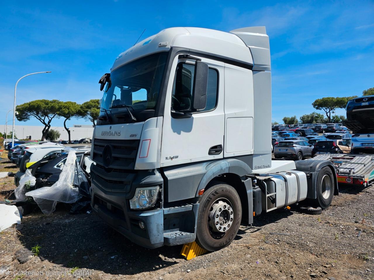 SINISTRATO Mercedes Benz ACTROS MOTRICE 1845