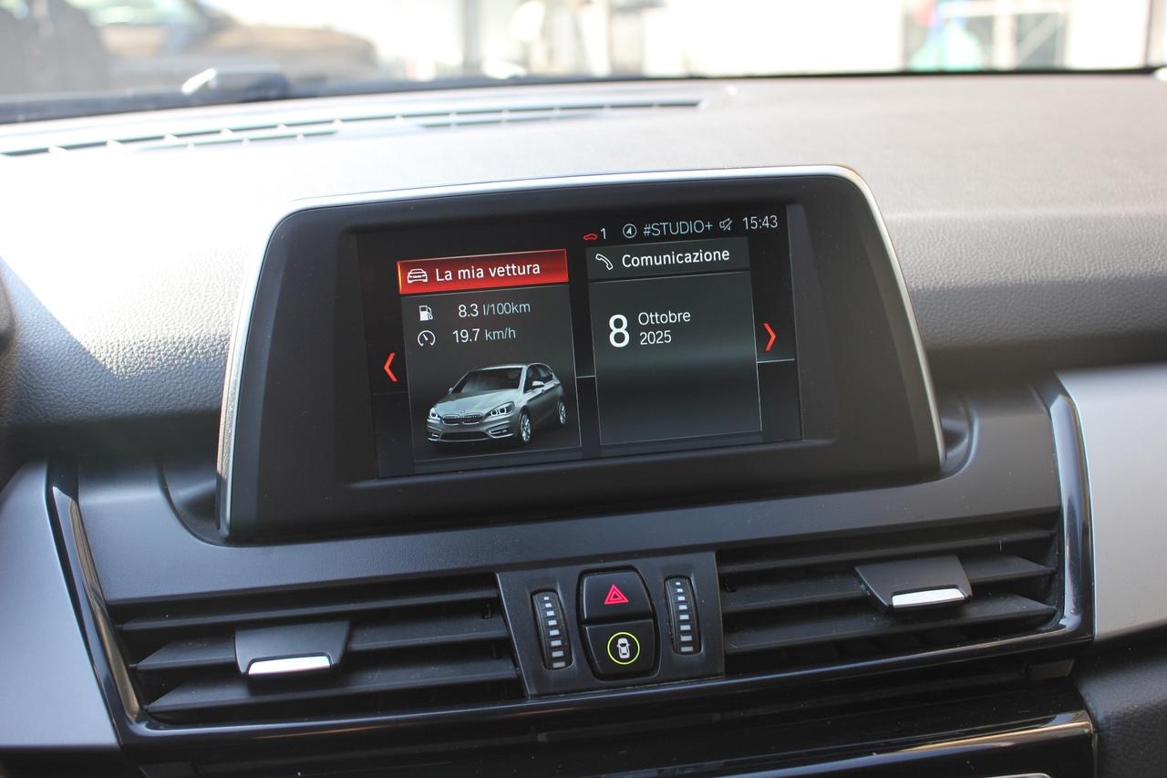 Bmw 218 active tourer advantage SENSORI BAULE ELETTRICO