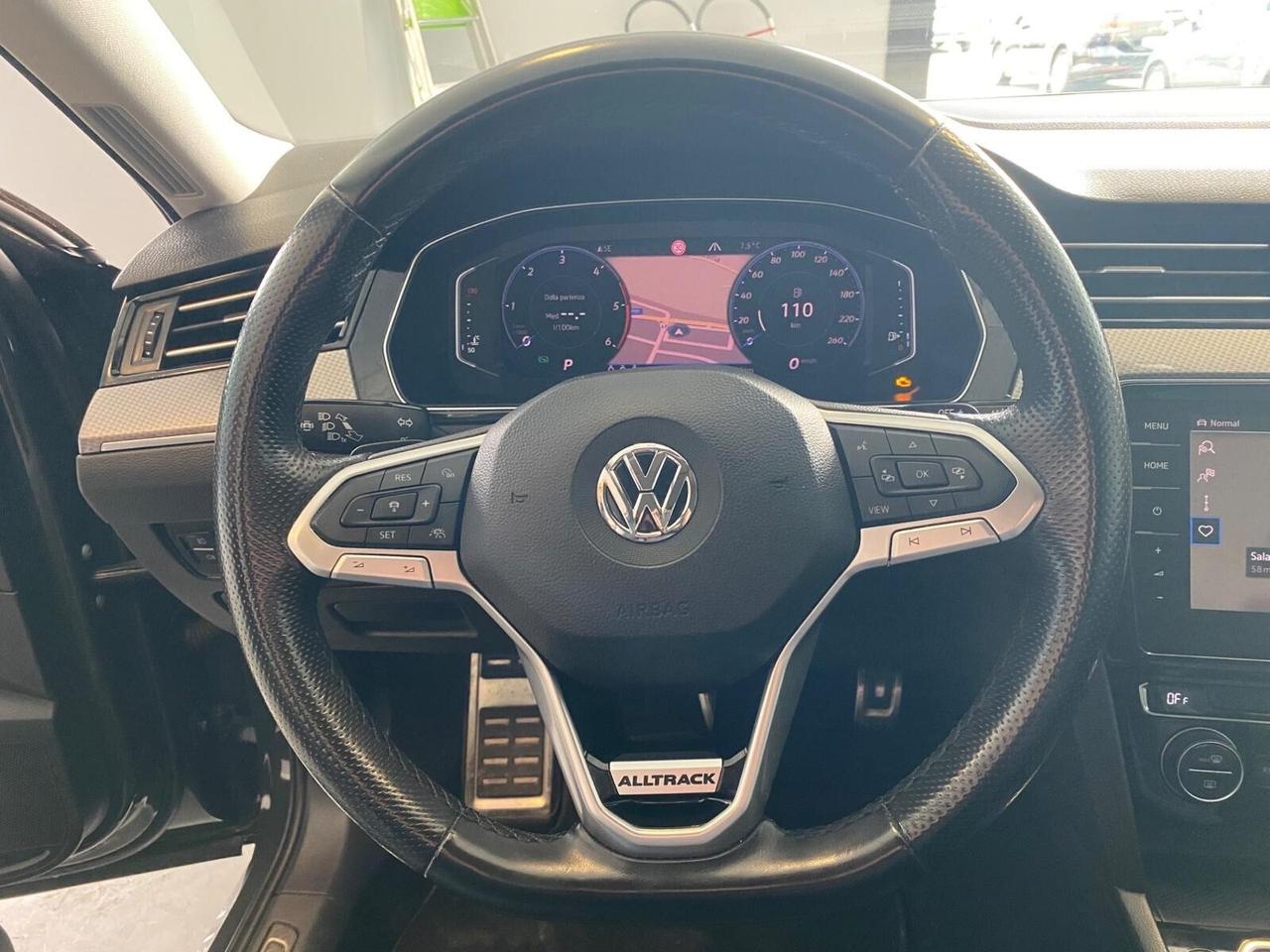 VOLKSWAGEN PASSAT 2.0 ALLTRACK 4MOTION DSG BMT TDI 190CV - FULL LED, VIRTUAL COCKPIT, TAGLIANDATA DA CASA MADRE
