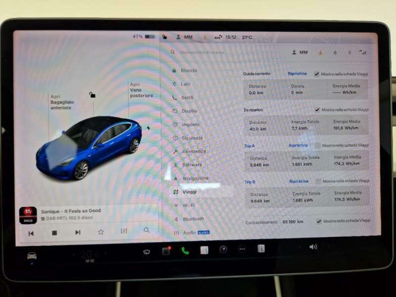 TESLA MODEL 3 75 kWh Long Range Dual Motor AWD 4 PORTE BERLINA