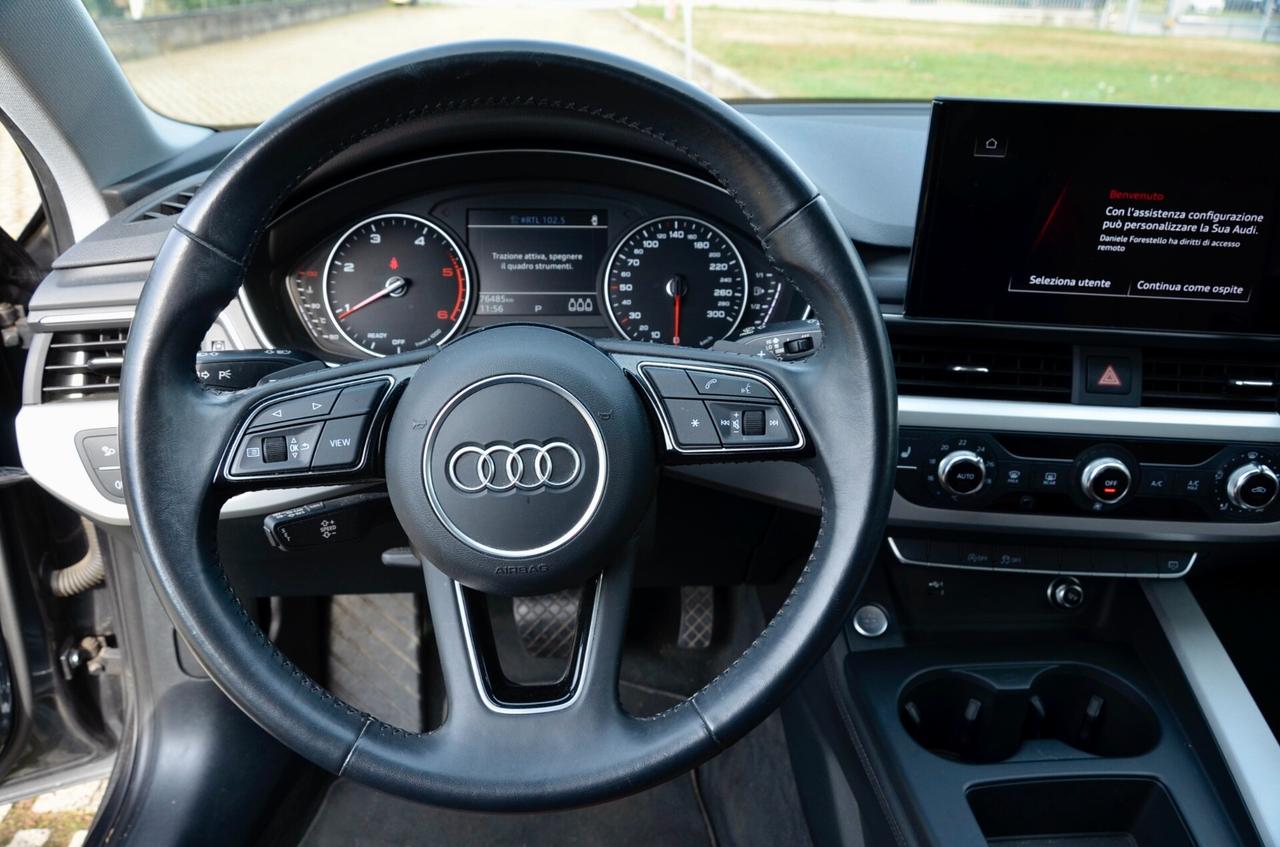 AUDI A4 AVANT 35 2.0 TDI MHEV S-LINE EXT 163cv S-TRONIC, EURO 6D, FARI LED, PELLE, PERMUTE