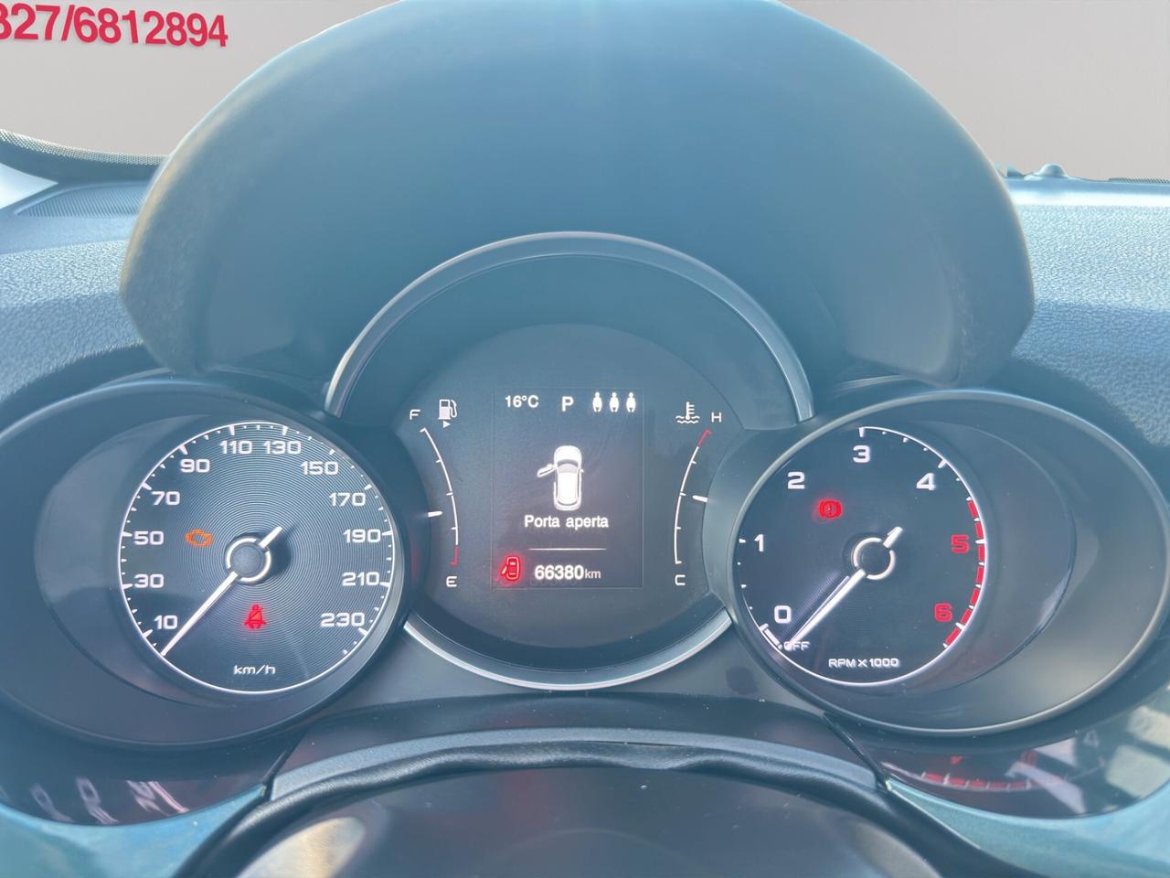 Fiat 500X 1.6 MultiJet 120 CV DCT Lounge