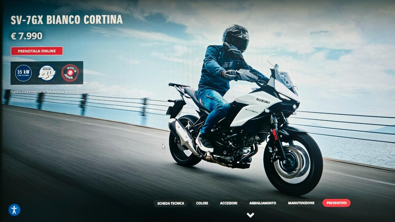 Suzuki SV 650 NUOVO SV-7GX - ABS EURO 5 +