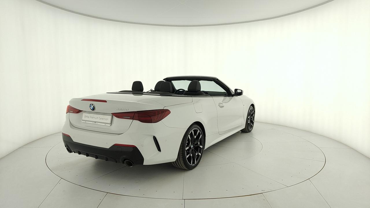 BMW Serie 4 G23 LCI 2024 Cabrio - 420d Cabrio mhev 48V MSport Pro auto