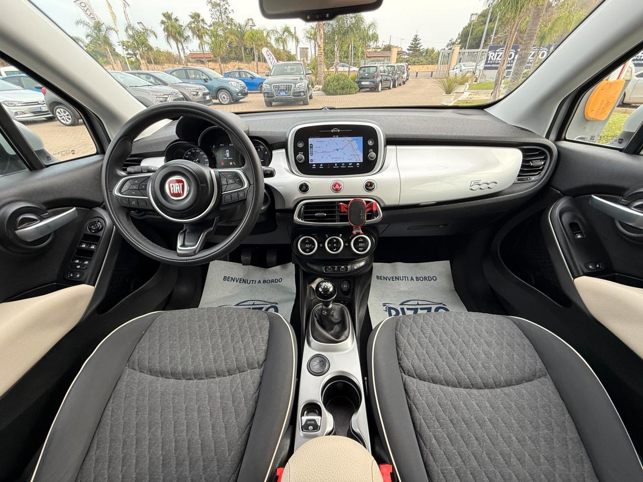 Fiat 500X 1.6 Mjt 120 CV Cross Full Led Navi Pelle 12/2019