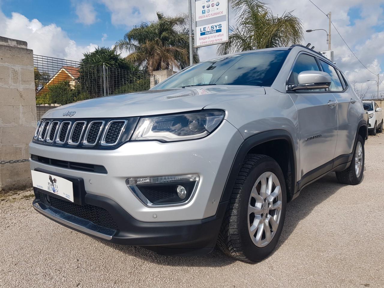 Jeep Compass 1.6 Mjt Limited Tetto Pelle Led Navy Rcam Sensori