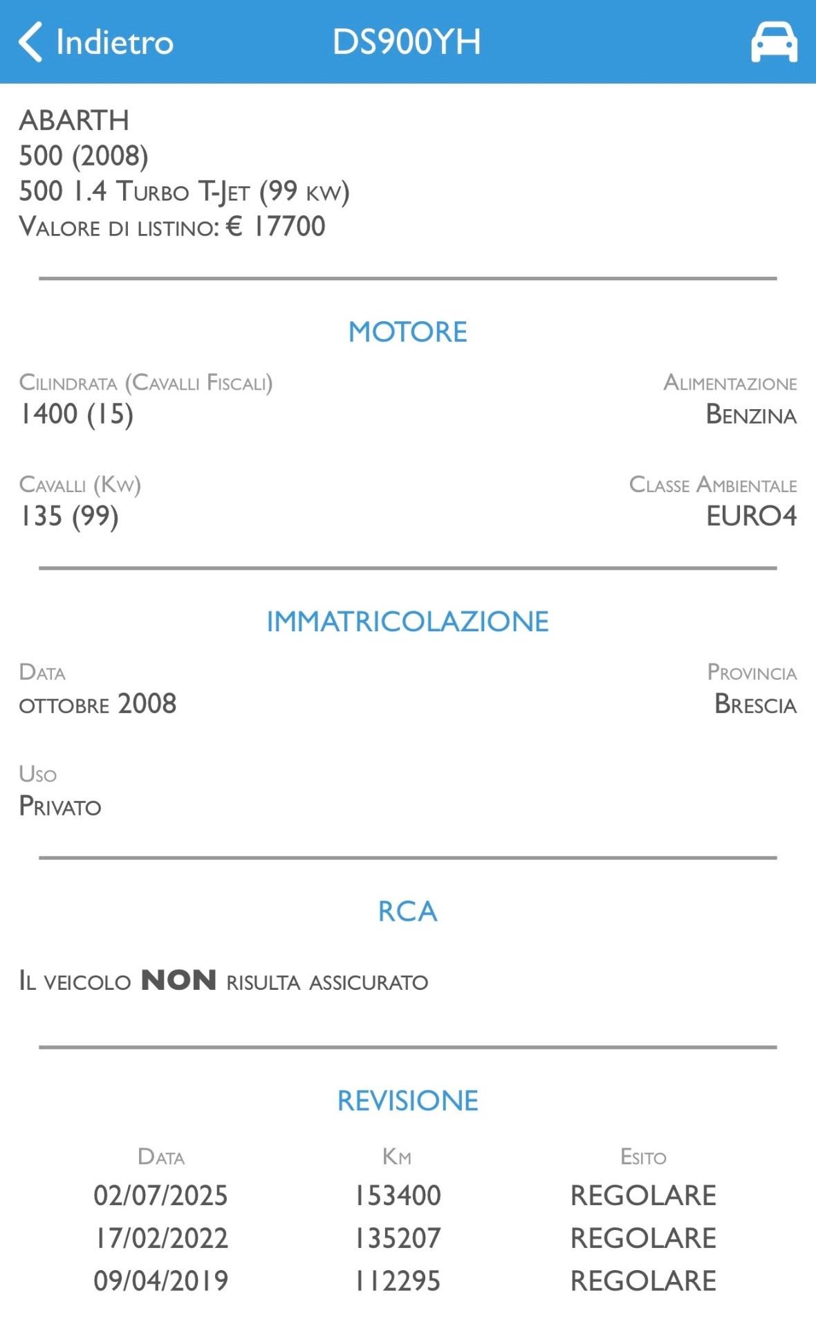 Abarth 500 1.4 Turbo special edition