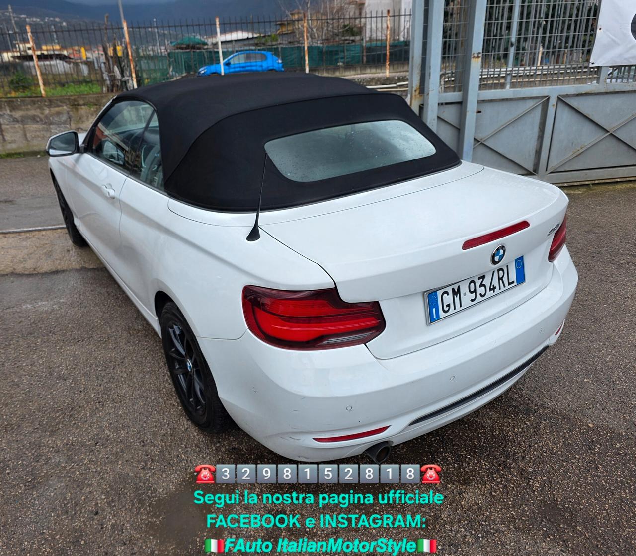 Bmw 218 218i Cabrio Msport