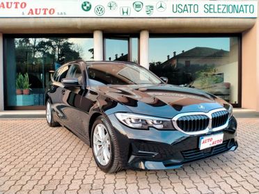 BMW 318 D TOURING G21 MHEV 48V SEDILI SPORTIVI / PELLE NERA /LED /VETRI PRIVACY