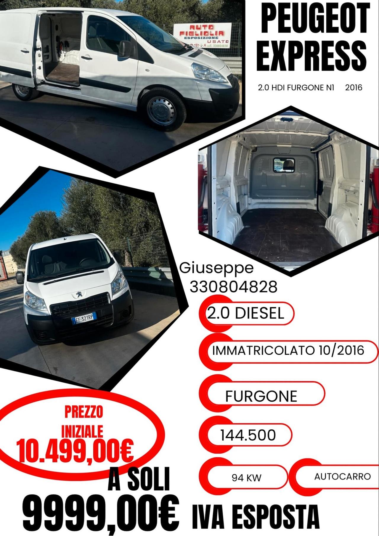 Peugeot Expert 2.0HDi Furgone N1 IVA ESPOSTA