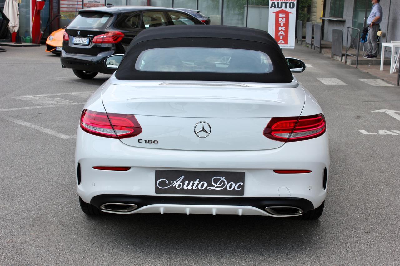 Mercedes-benz C 180 AMG CABRIO SPORT AUTOMATICA INTERNI SPORT ANTRACITE