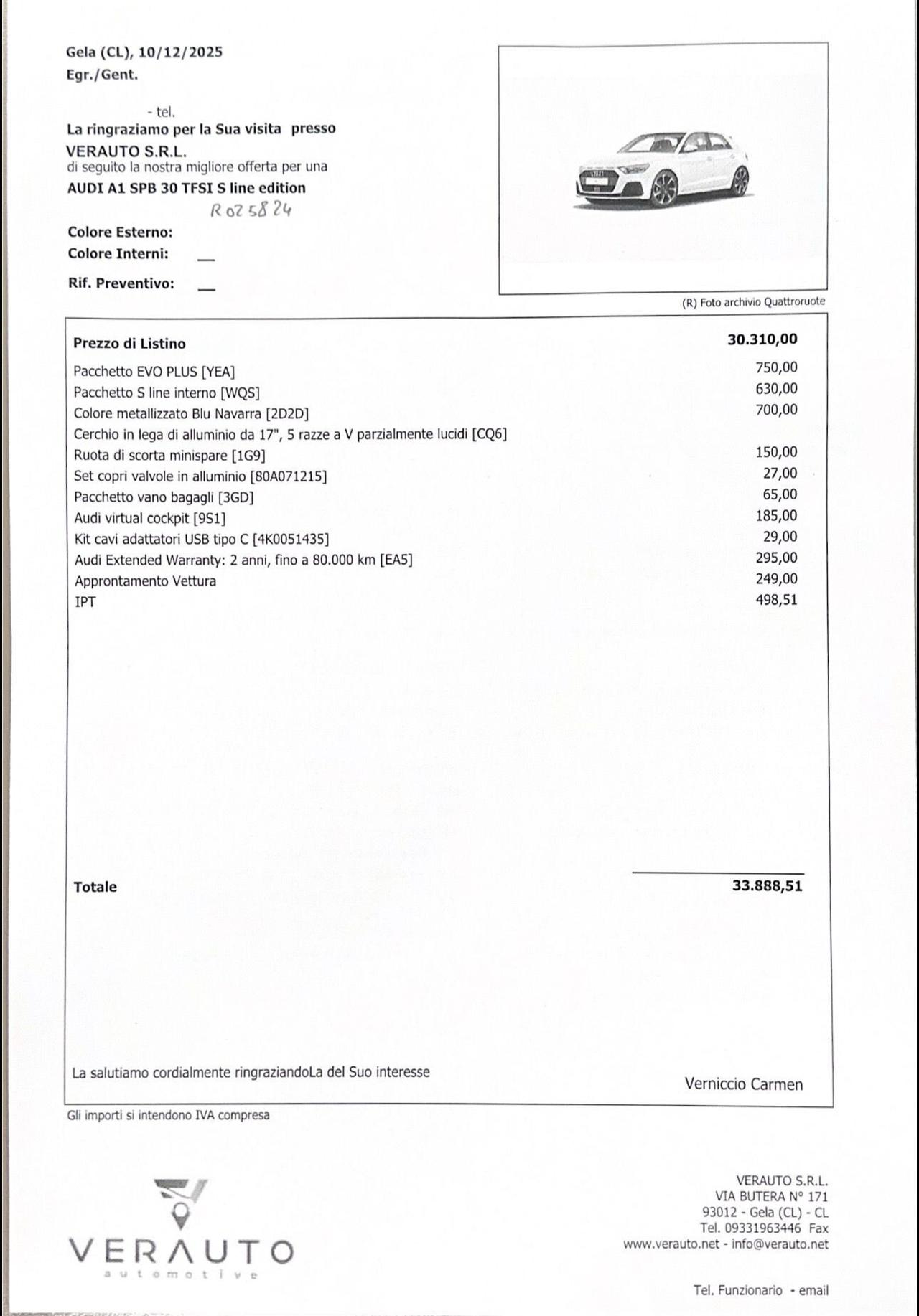 Audi A1 Spb tfsi SLine Offerta T-Stock