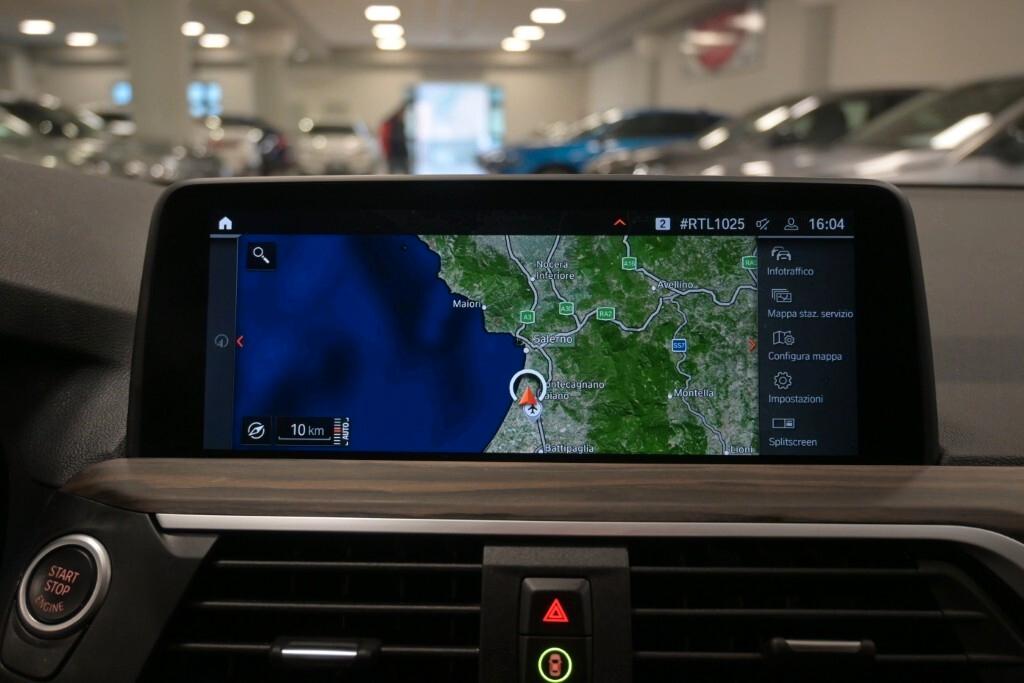 BMW X3 18D 150CV STEPTRONIC 48V S-DRIVE BUSINESS ADVANTAGE ( FARI LED - NAVI - MIRROR - CLIMA TRIZONA - BMW DIGITAL COCKPIT - PARK ASSISTANT - TELECAMERA POST. - CERCHI 18 )