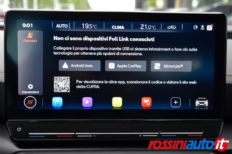 CUPRA FORMENTOR 1.4 E-HYBRID 204 CV DSG TECH PACK 12 R19 COPPER