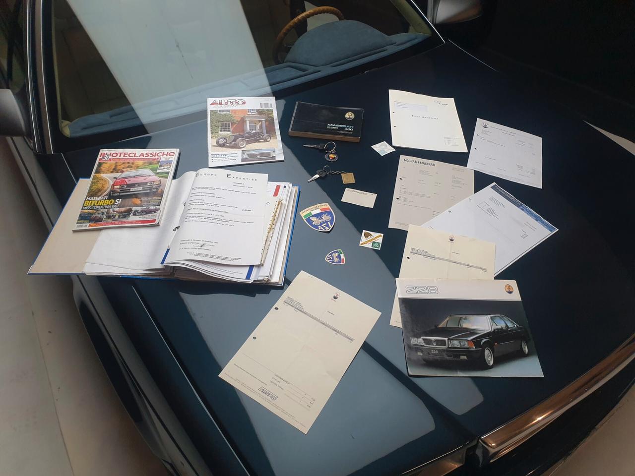 Maserati 228 coupè certificata ASI con C.R.S.