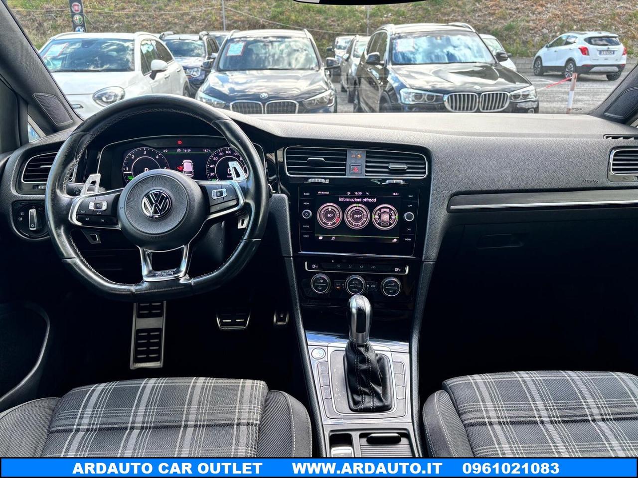 Vw Golf 7.5 GTD 2.0 tdi 184 cv Dsg