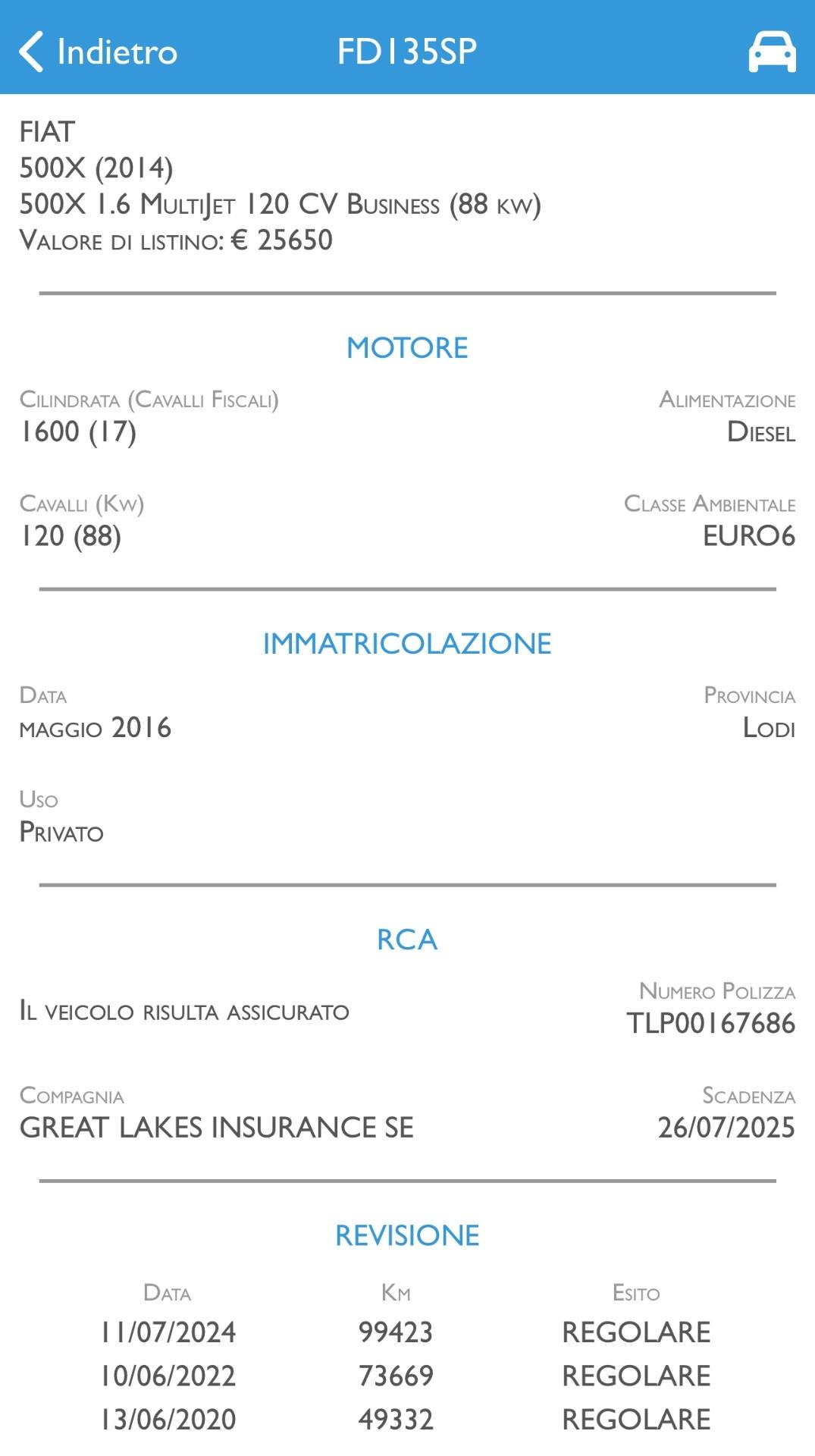 Fiat 500X 1.6 MultiJet 120 CV Pop Star NAVI