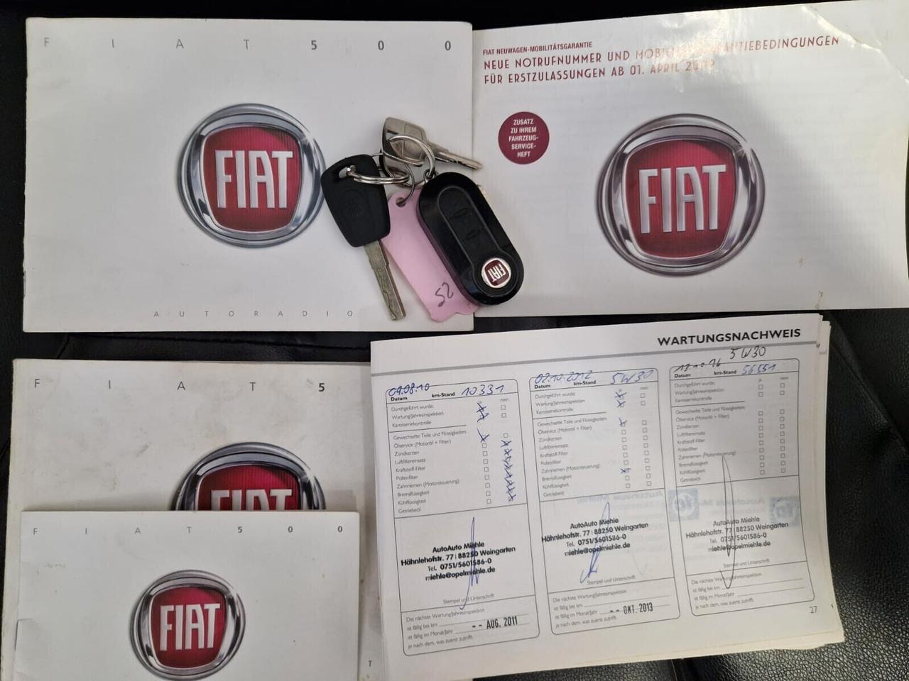 Fiat 500 1.2 EURO 5 neopatentati
