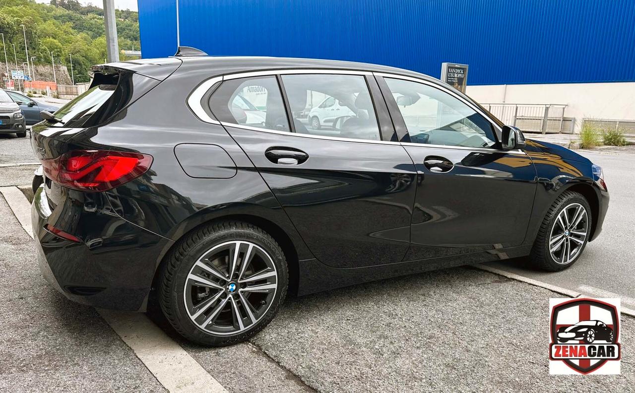 Bmw 116d 5p. Business Advantage 1.5 Automatica Navi Led Camera Virtual Cokpit Unico Prorietario Fatturabile