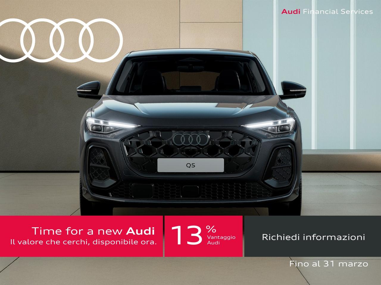 Audi Q5 sportback 2.0 tfsi mhev+ s line edition quattro 204cv s-tronic