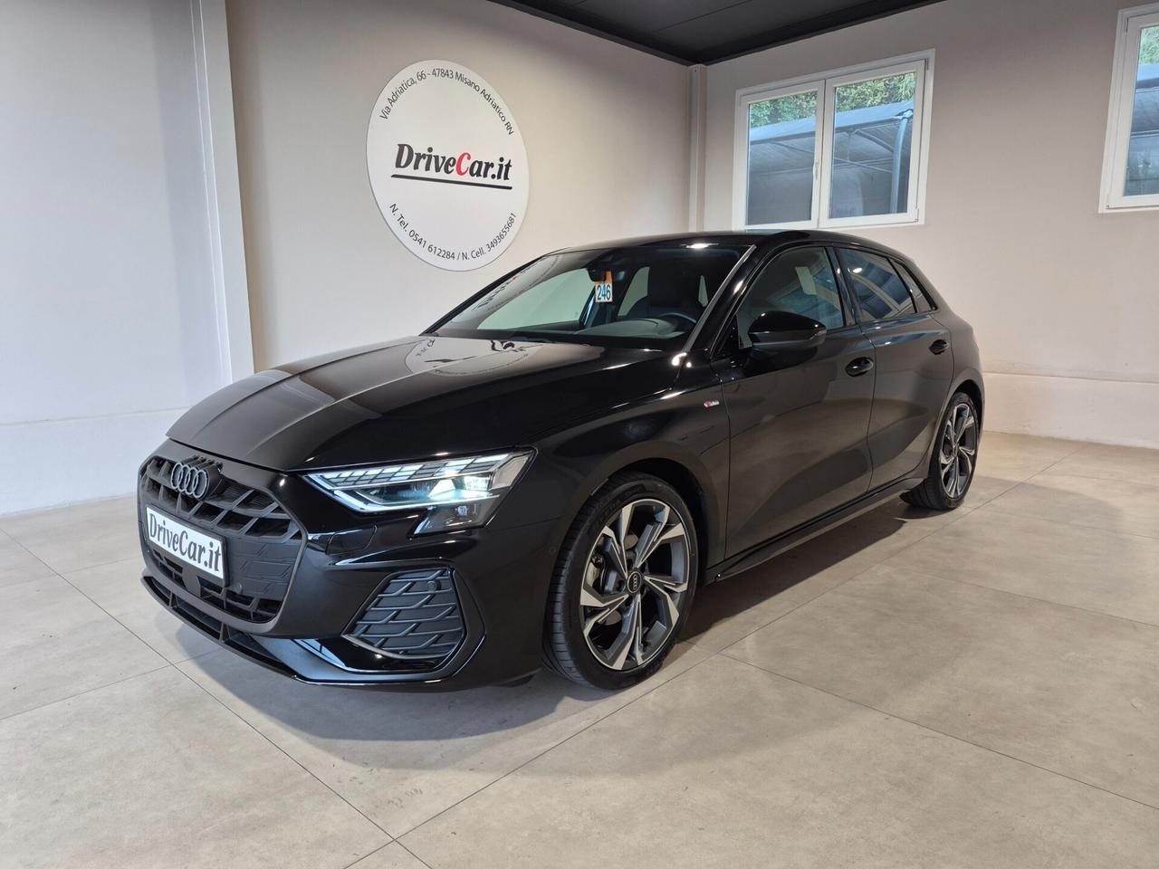 Audi A3 SPB 1.5 TFSI/MHEV S LINE 150CV S-TRONIC LED NAVI APPLE CAR PLAY/ANDROID AUTO C.18 RETROCAMERA ACC SEDILI ELETTRICI RISC.