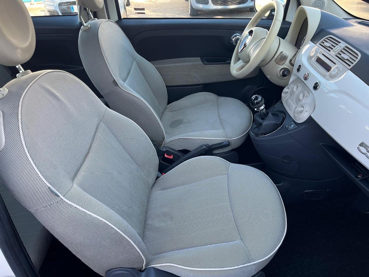 Fiat 500 Lounge 1.2 benz-tetto apri-2008