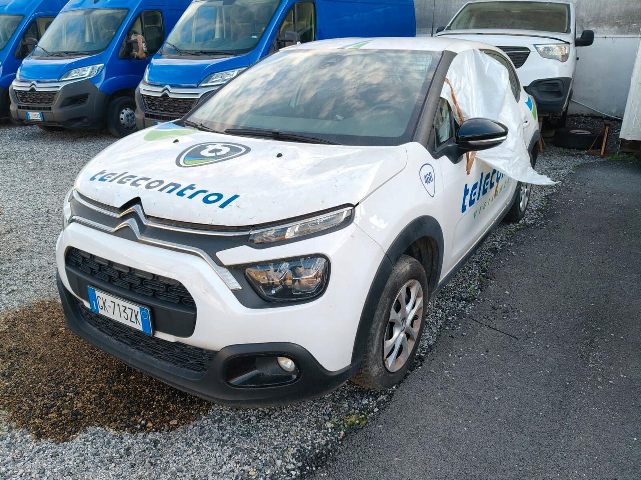 Citroen C3 BlueHDi 100 VAN 2 POSTI MOTORE ROTTO