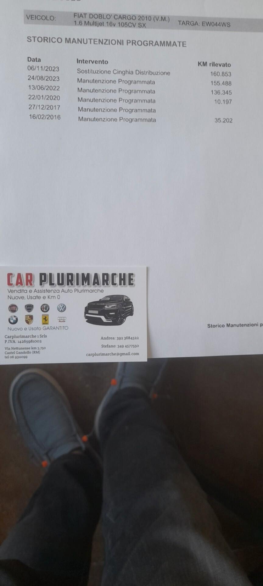 Fiat Doblo Doblò 1.6 MJT allestimento x officina mobile