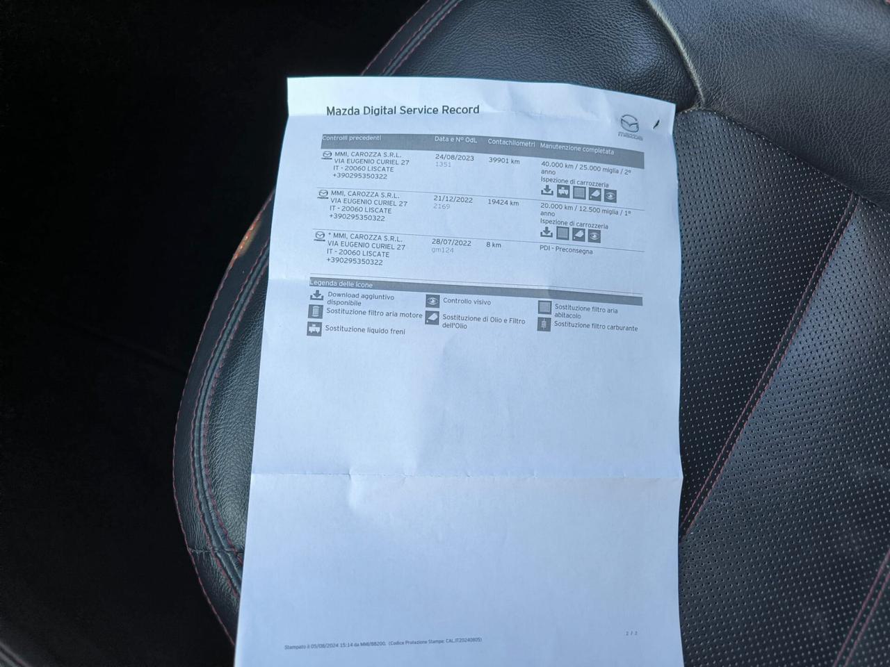 Mazda CX-5 2.2L Skyactiv-D 184 CV aut. AWD Homura *MOTORE NUOVO*