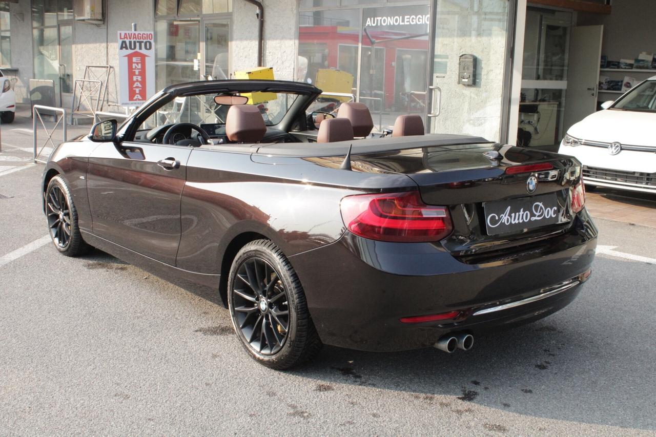 Bmw 220 d Cabrio Luxury STEPTRONIC PRONTA CONSEGNA